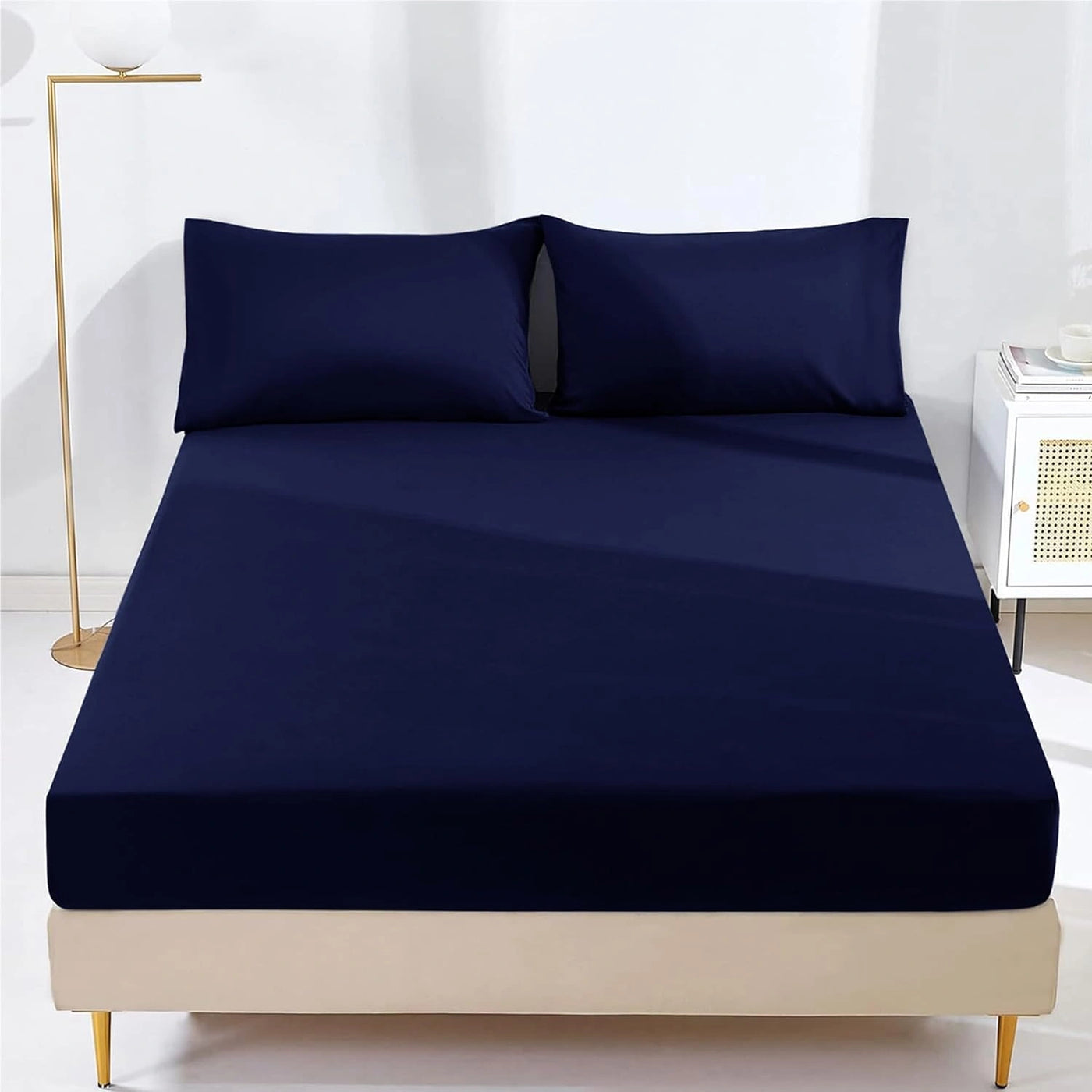 Close-up of soft wrinkle-free microfiber fabric
