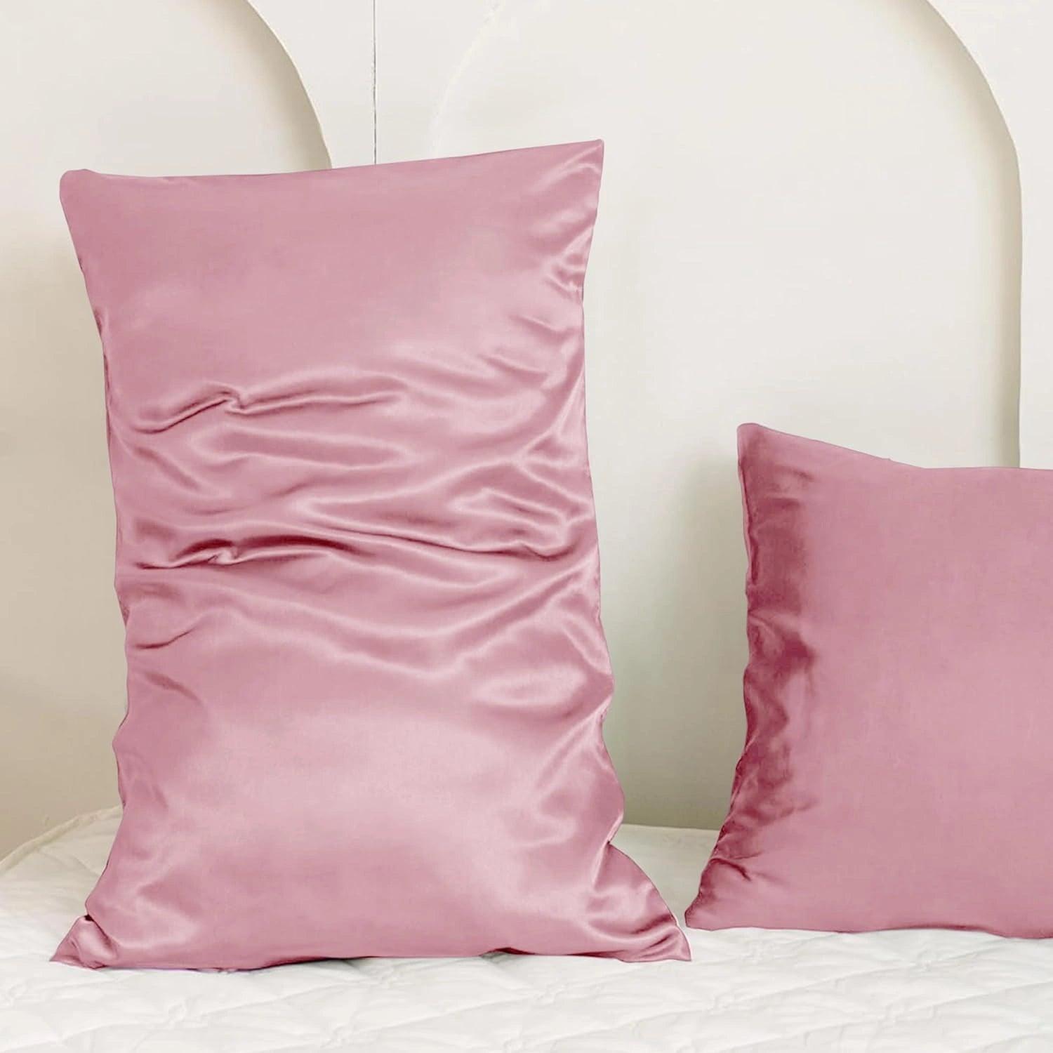 2 Pack Satin Silk Pillowcases – 50x75cm, Soft & Cool