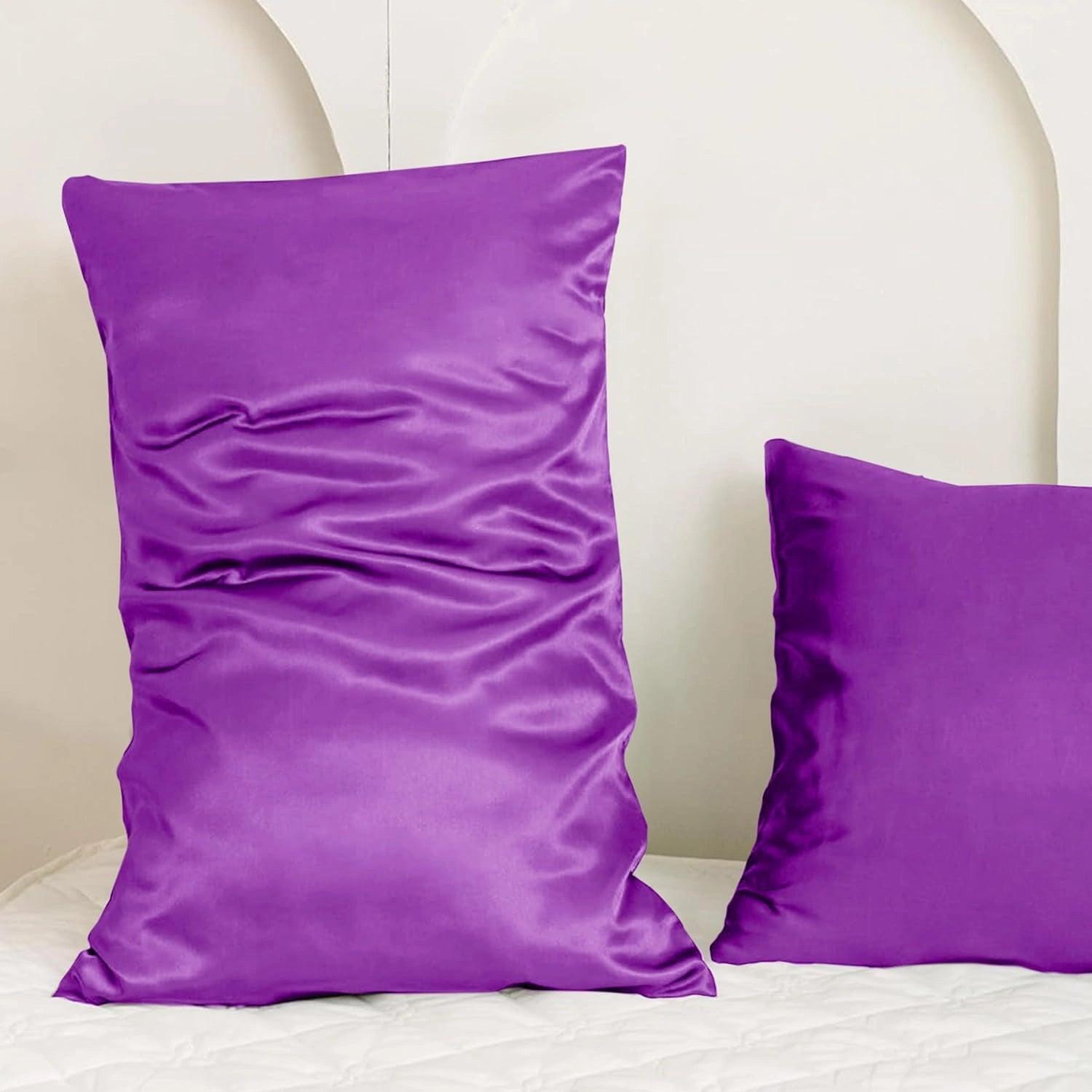 2 Pack Satin Silk Pillowcases – 50x75cm, Soft & Cool